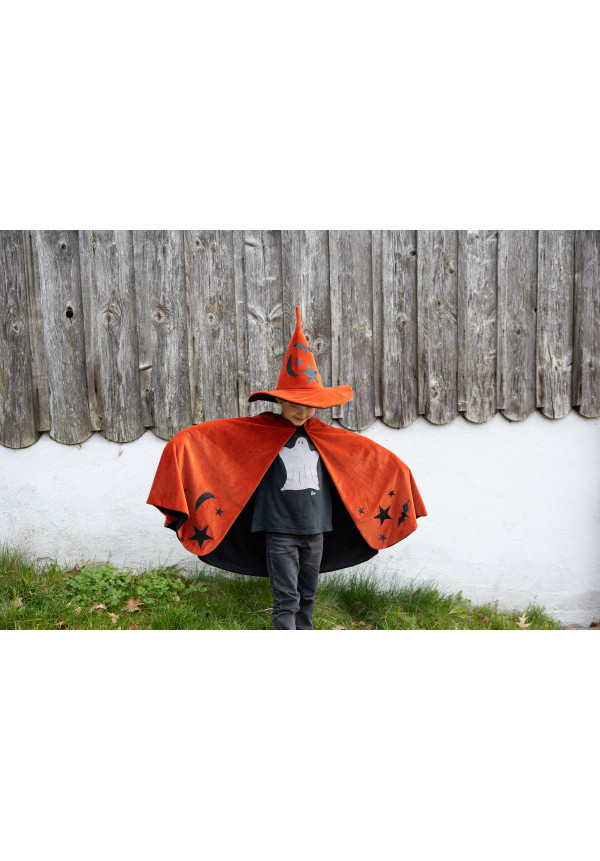 Capa y sombrero de Mago TALLA 4-6 AÑOS GREAT PRETENDERS