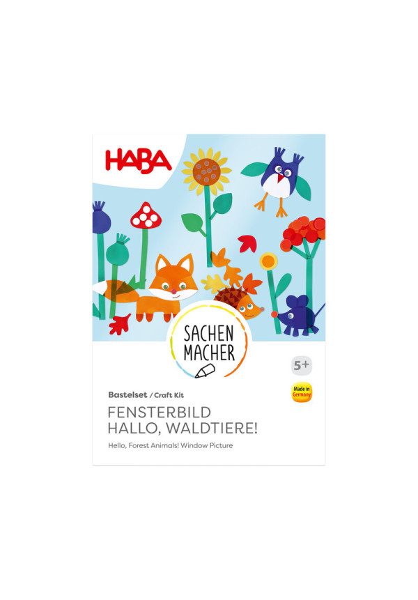 Set Creativo - Imágenes para Ventanas ¡Hola, Animales del Bosque! HABA