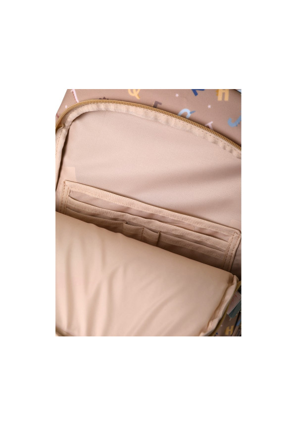 Mochila Mediana Funny Letters + Llavero