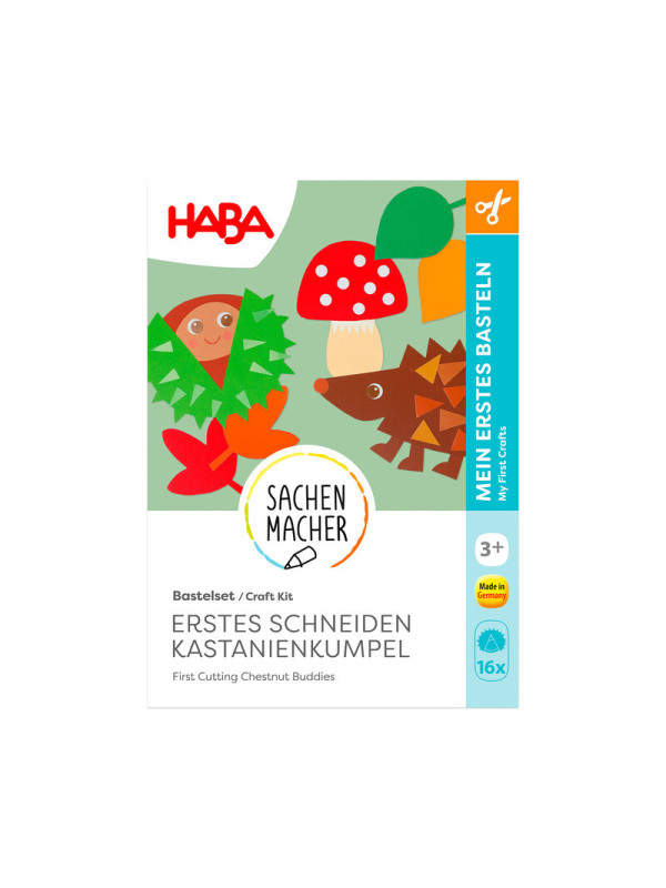 Set Creativo - Aprender a Cortar Amigos de las Castañas HABA