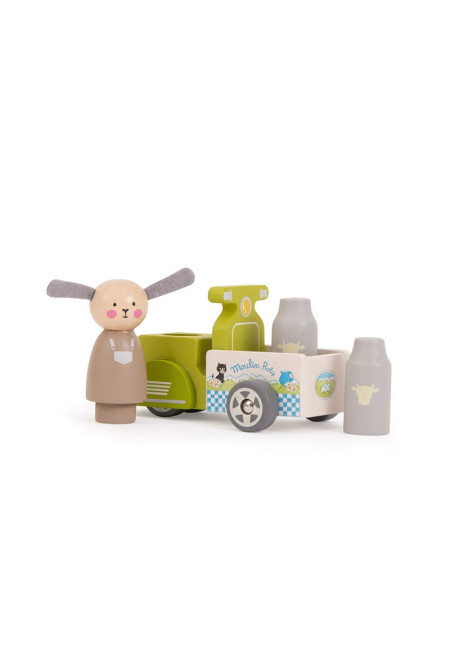  Motocarro del lechero Gran Familia MOULIN ROTY