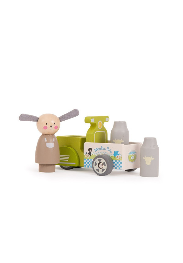  Motocarro del lechero Gran Familia MOULIN ROTY