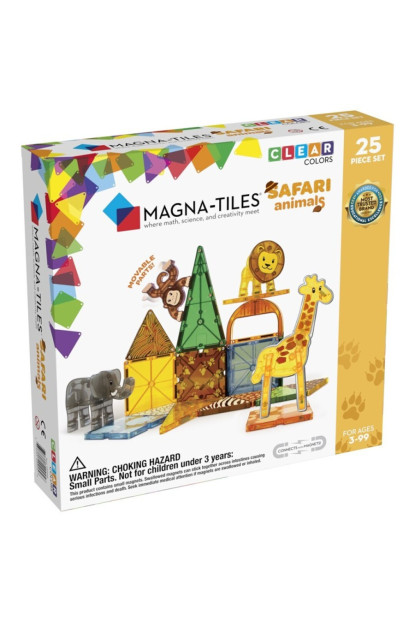 MAGNA-TILES Safari Animals Set 25pcs