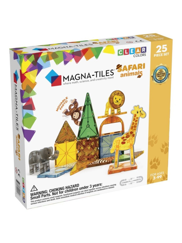 MAGNA-TILES Safari Animals Set 25pcs