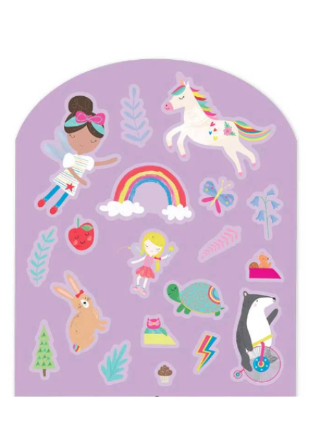 PEGA Y JUEGA  RAINBOW FAIRY FLOSS&ROCK