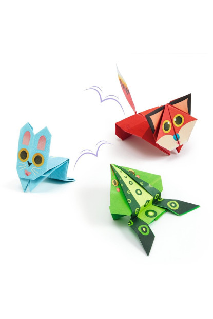 Papiroflexia Origami Animales saltarines DJECO