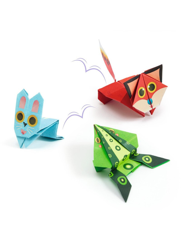 Papiroflexia Origami Animales saltarines DJECO