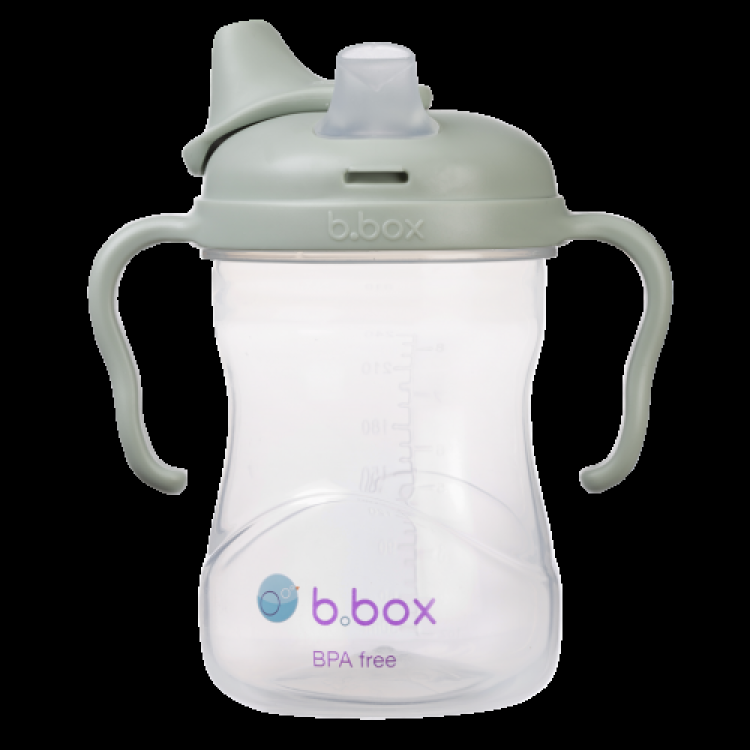 Taza con boquilla blanda B.Box - Sage