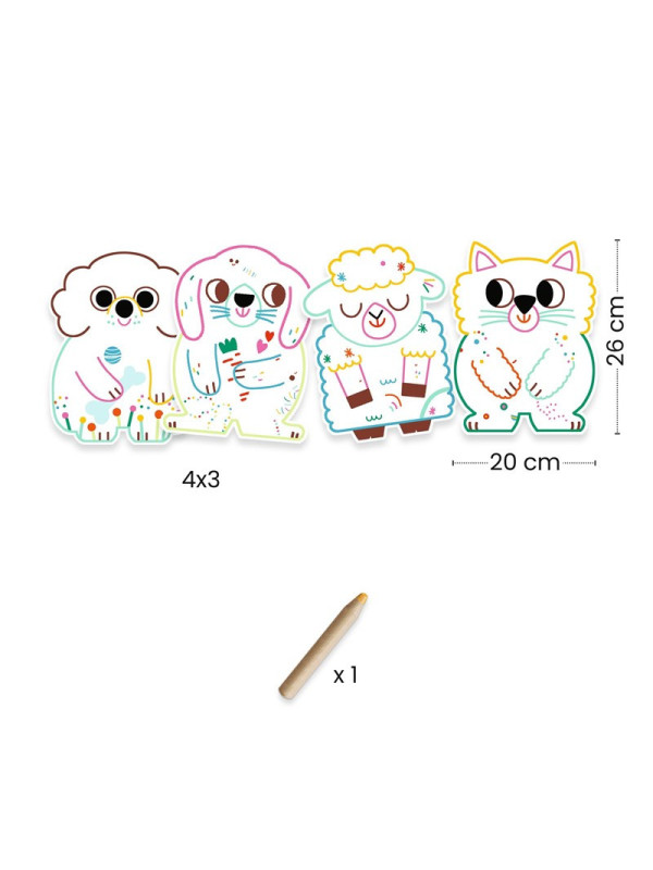 Colorear Animales domésticos DJECO