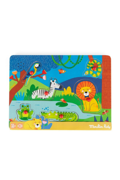 Puzzle sonoro animales MOULIN ROTY