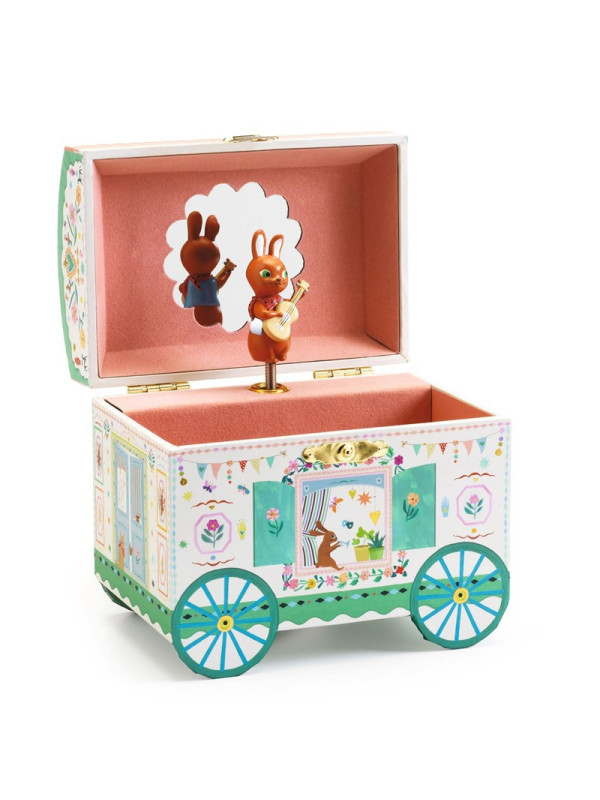 Caja de música Caravana encantadora DJECO