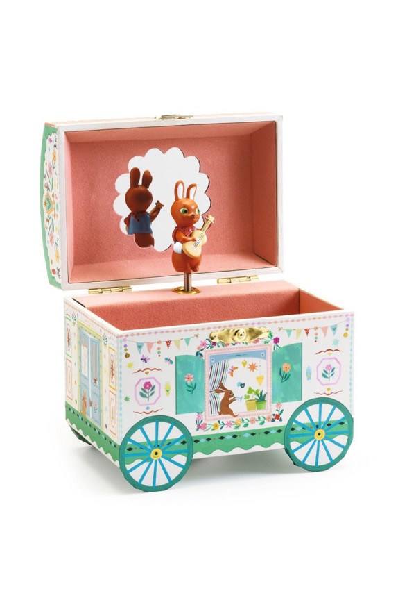 Caja de música Caravana encantadora DJECO