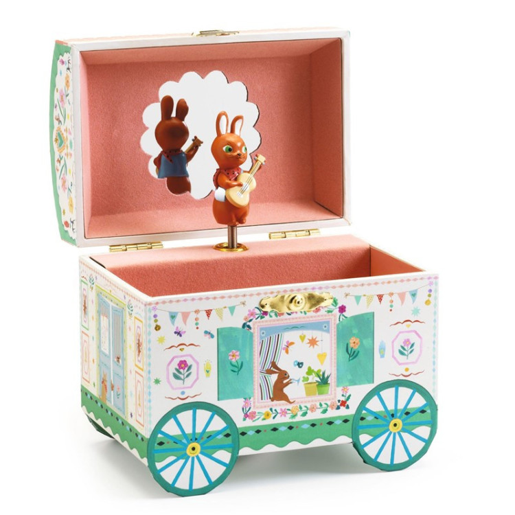 Caja de música Caravana encantadora DJECO