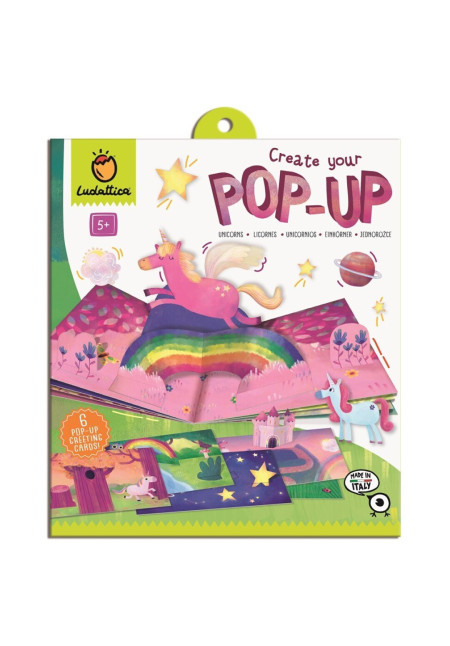 Crea tu Pop-up - Unicornios LUDATTICA