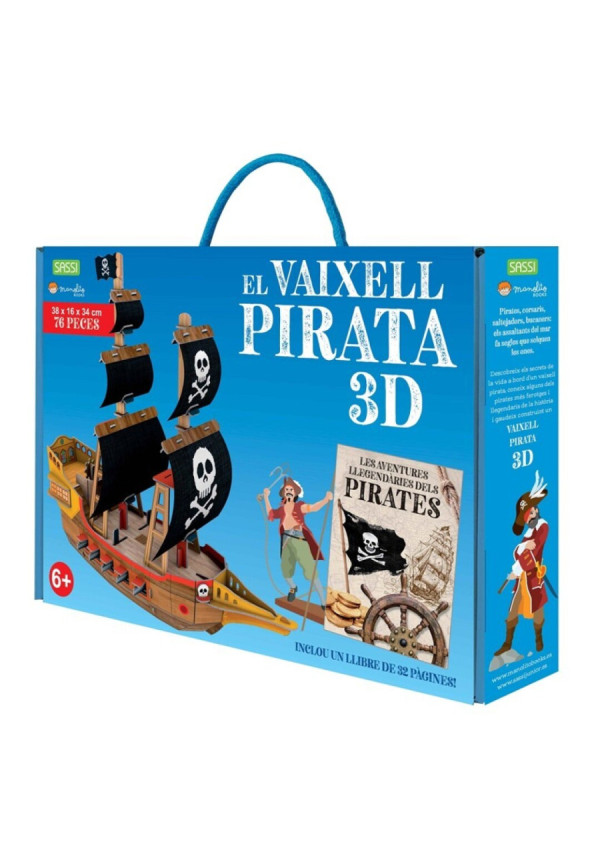 VAIXELL PIRATA 3D MANOLITO BOOKS