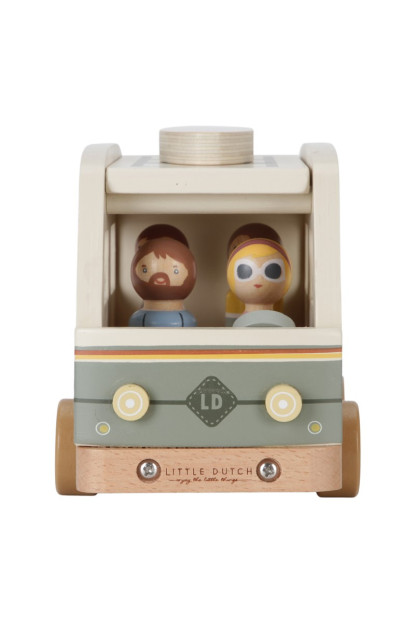  FURGONETA RETRO Y MUÑECOS ENCAJABLES  LITTLE DUTCH