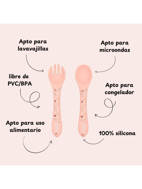 Cubiertos de silicona Pulpo SASSI