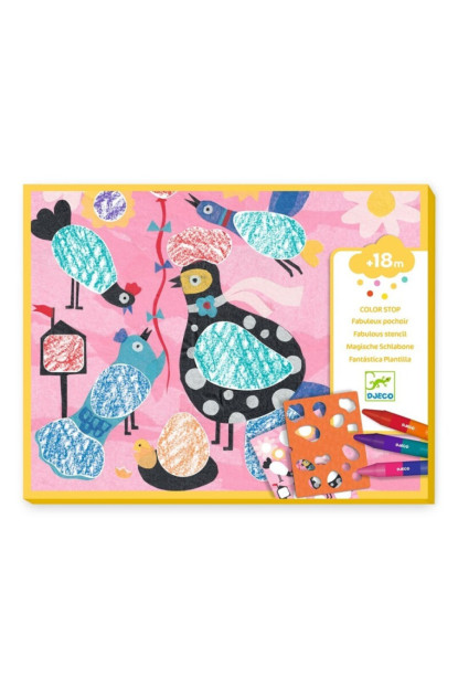 Dibujos para colorear Birdie & Co DJECO