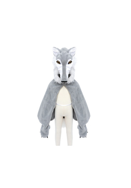 Capa de lobo TALLA  4-6 AÑOS GREAT PRETENDERS