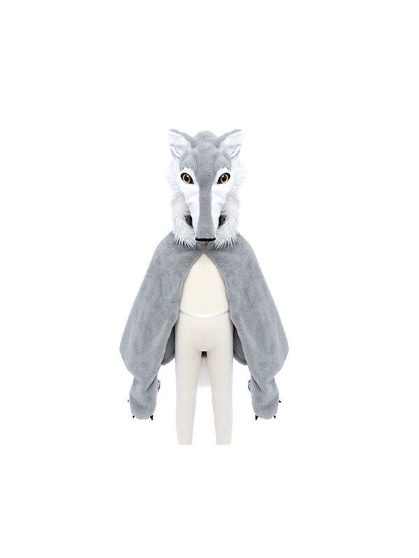 Capa de lobo TALLA  4-6 AÑOS GREAT PRETENDERS