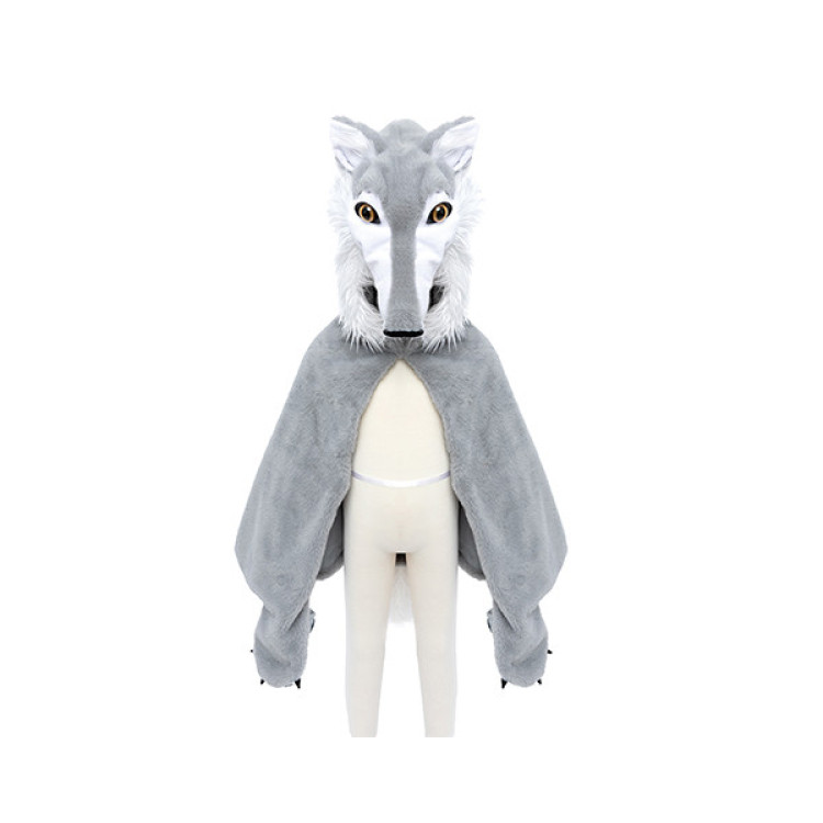 Capa de lobo TALLA  4-6 AÑOS GREAT PRETENDERS
