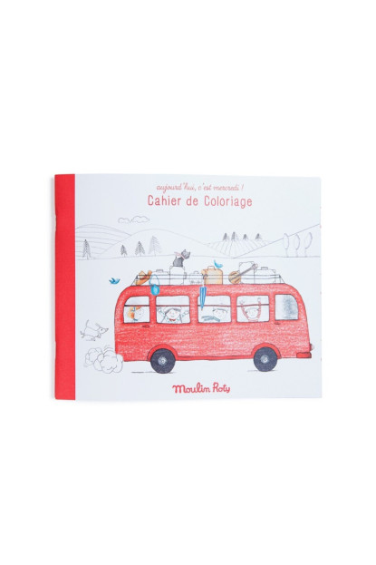 Cuaderno para colorear Mercredi MOULIN ROTY