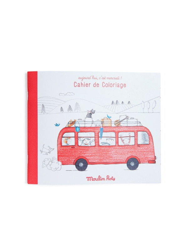 Cuaderno para colorear Mercredi MOULIN ROTY