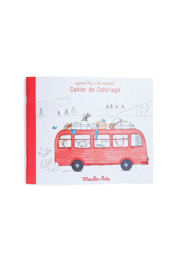 Cuaderno para colorear Mercredi MOULIN ROTY