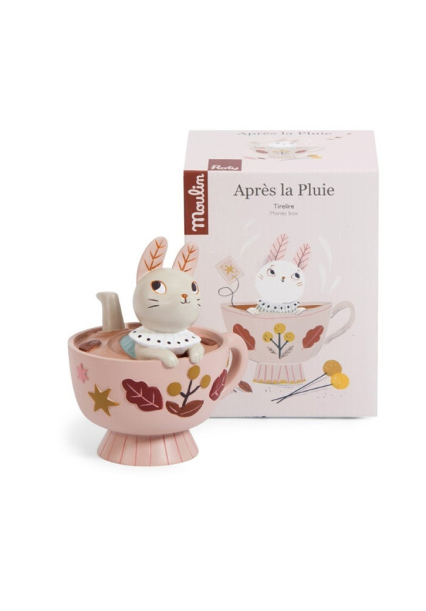 Hucha conejo APRÈS LA PLUIE MOULIN ROTY
