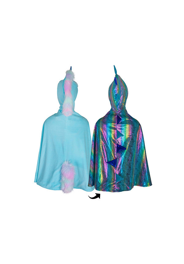 Capa reversible unicornio/dragon TALLA 5-6 GREAT PRETENDERS