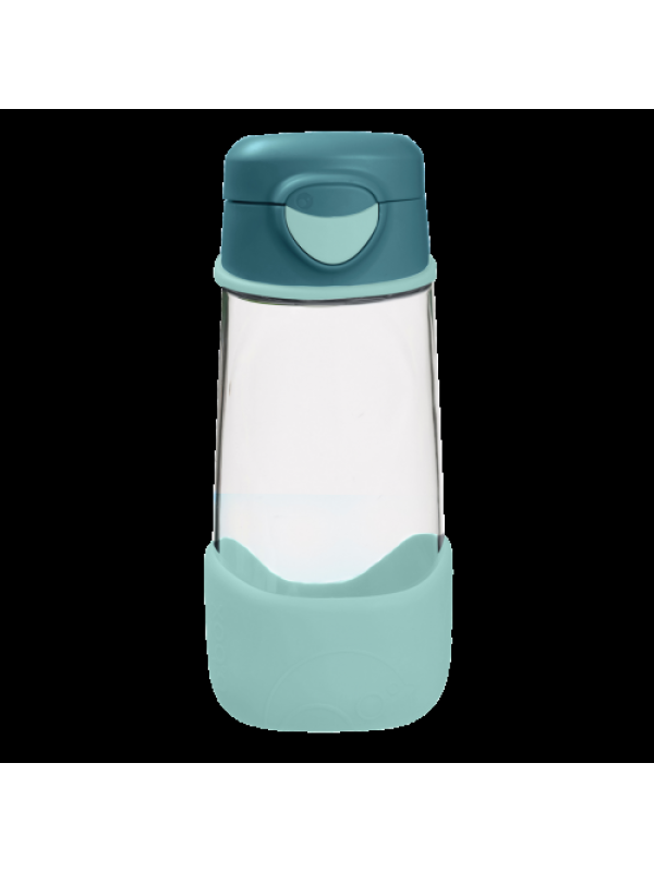 Botella tritán con boquilla y asa 450ml B.Box - Emerald Forest