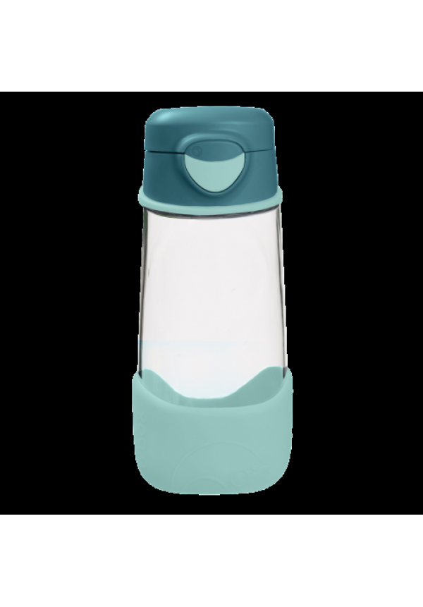 Botella tritán con boquilla y asa 450ml B.Box - Emerald Forest