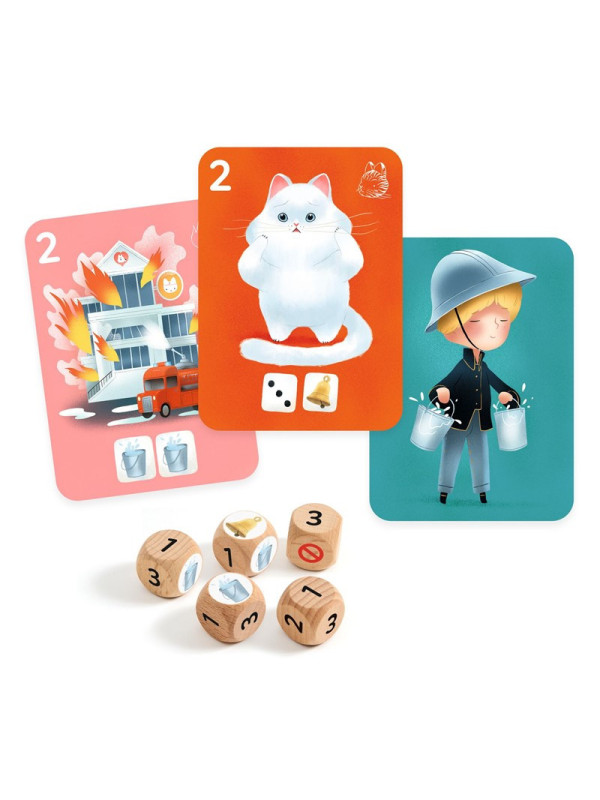 Juego de dados Pets Rescue DJECO