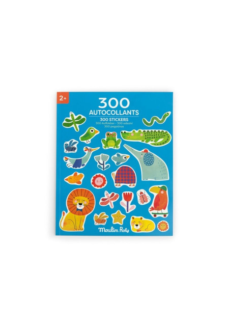 Cuaderno 300 pegatinas Toupitis MOULIN ROTY