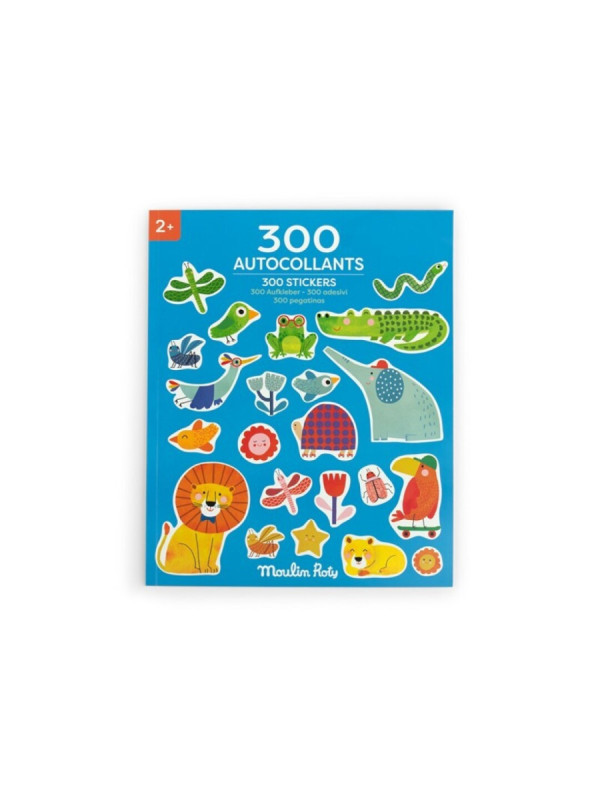 Cuaderno 300 pegatinas Toupitis MOULIN ROTY