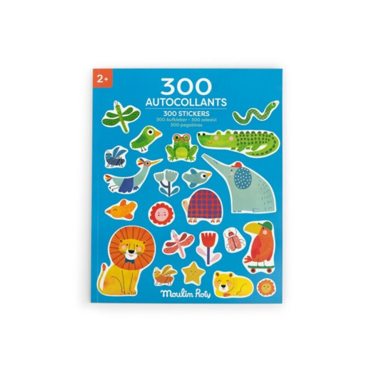 Cuaderno 300 pegatinas Toupitis MOULIN ROTY