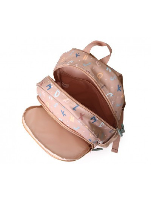 Mochila Mediana Funny Letters + Llavero