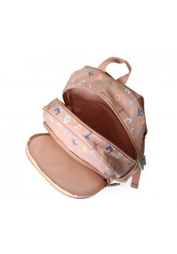 Mochila Mediana Funny Letters + Llavero