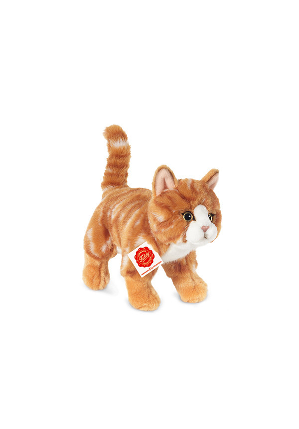 Gato atigrado de pie 20 cm HERMANN TEDDY