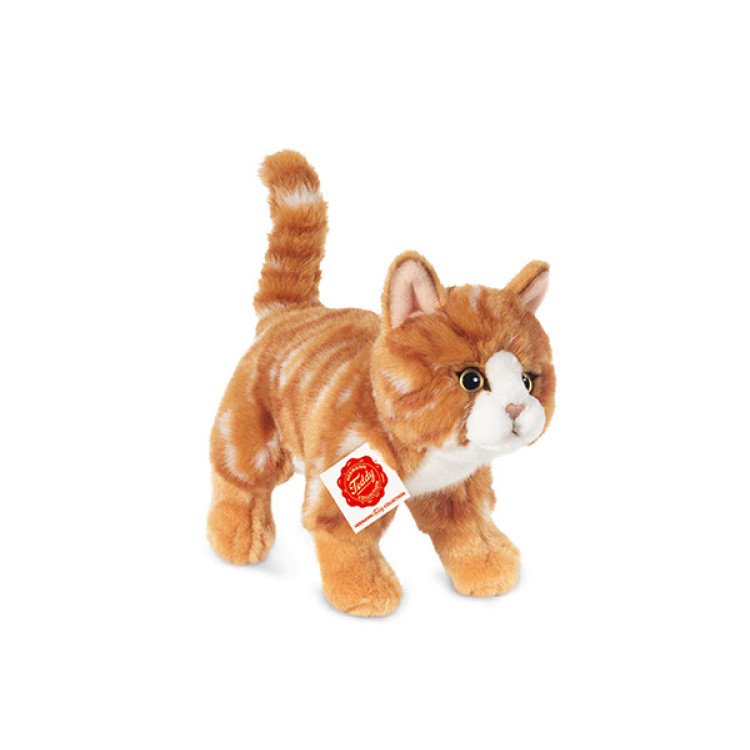 Gato atigrado de pie 20 cm HERMANN TEDDY