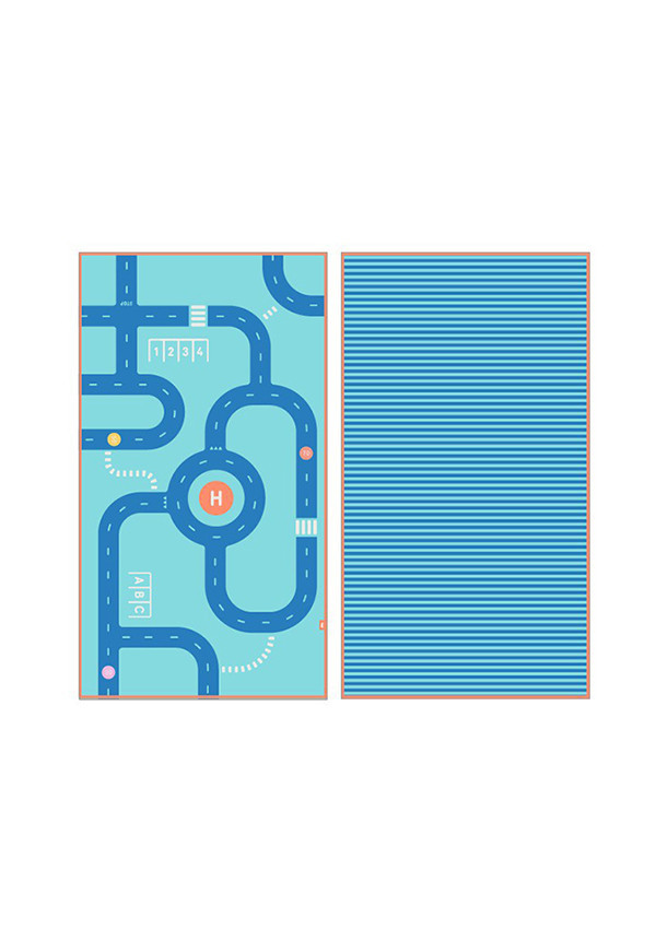 TOALLA L Microfibra Road (180 x 100cm) QUUT