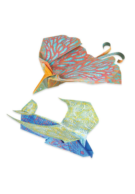 Papiroflexia Origami Pájaros DJECO