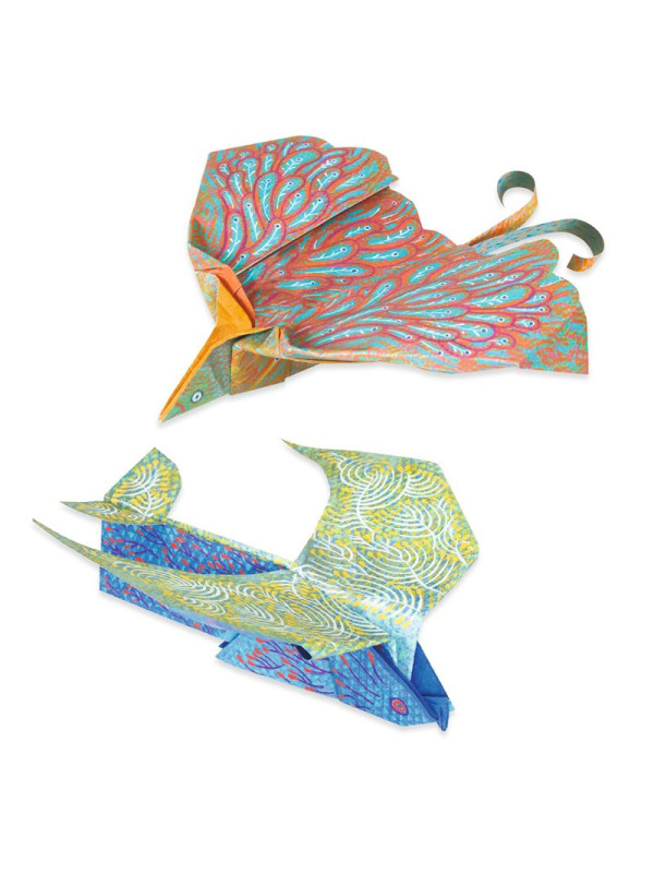 Papiroflexia Origami Pájaros DJECO
