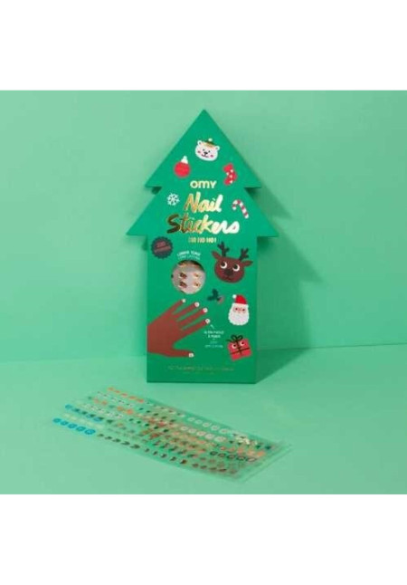 PEGATINAS OMY PARA UÑAS HO HO HO