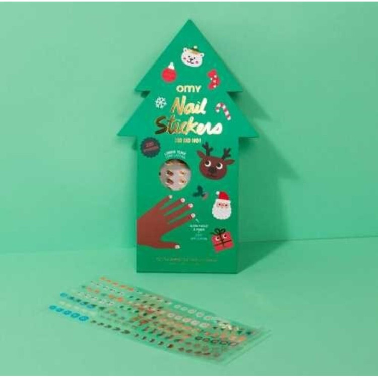 PEGATINAS OMY PARA UÑAS HO HO HO