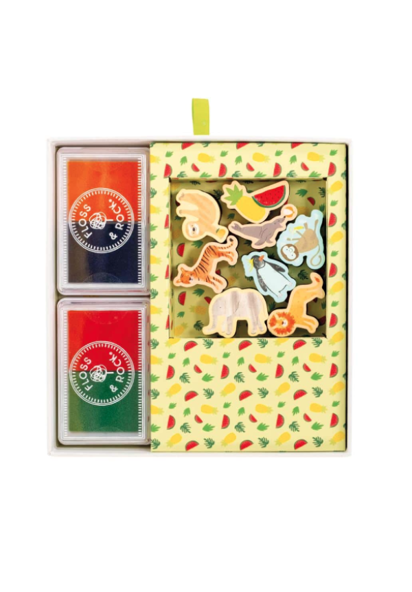 MI SET DE TAMPONES JUNGLE FLOSS&ROCK