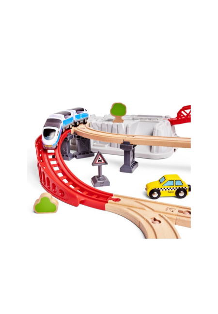 Juego de Bloques de Construcción Tren de Ciudad HAPE