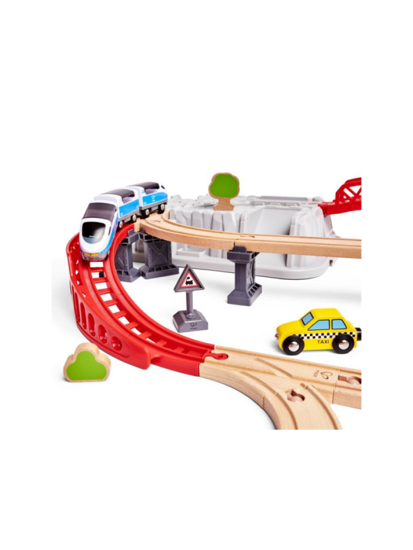 Juego de Bloques de Construcción Tren de Ciudad HAPE