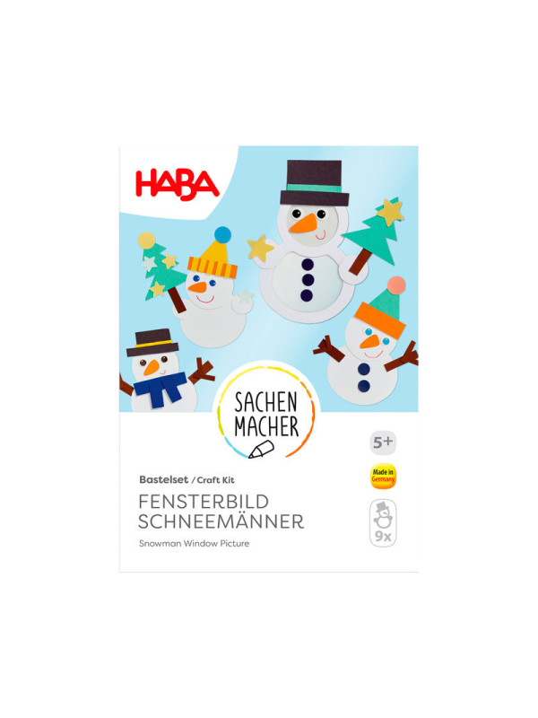 Set Creativo - Imágenes para Ventanas Muñeco de Nieve HABA