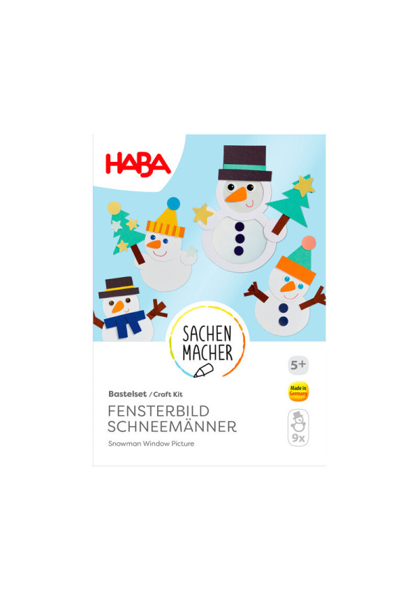 Set Creativo - Imágenes para Ventanas Muñeco de Nieve HABA